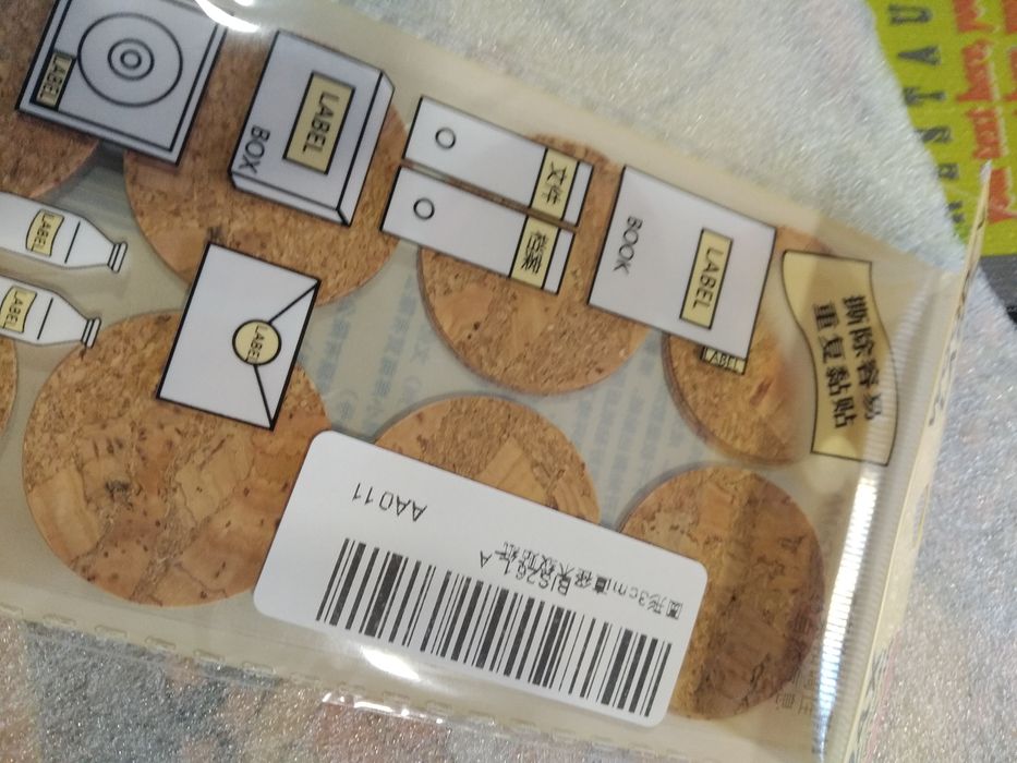 Packs Etiquetas em cortiça