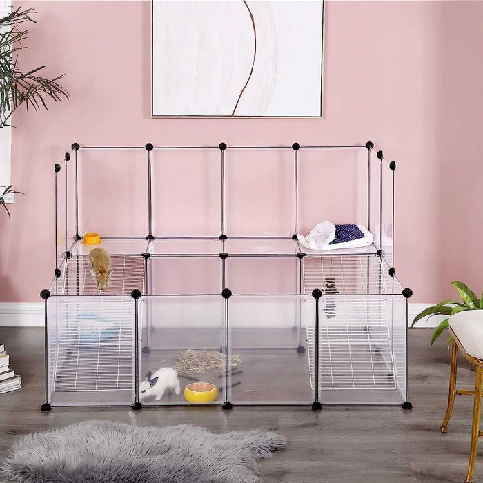 DUŻA Zagroda modułowy wybieg dla psa królika świnki morskiej - WYSYŁKA