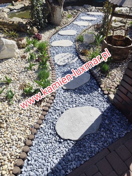 Wyprzedaż ! Otoczak SILVER 1/2 cm Grecki drobny kamień ogrodowy szary