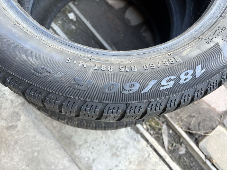 Автошини  185/60/15   PIRELLI протектор 5 мм в доброму стані без латок