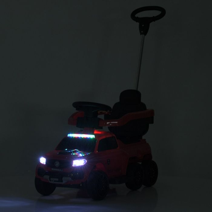 Дитячий толокар машинка M 5900EL  з батьківською ручкою, 3 кол