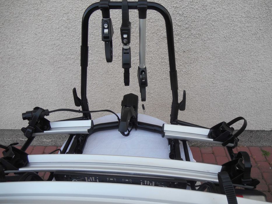 Bagażnik Rowerowy na hak TRZY ROWERY 65kg. Jak Nowy Uchylny