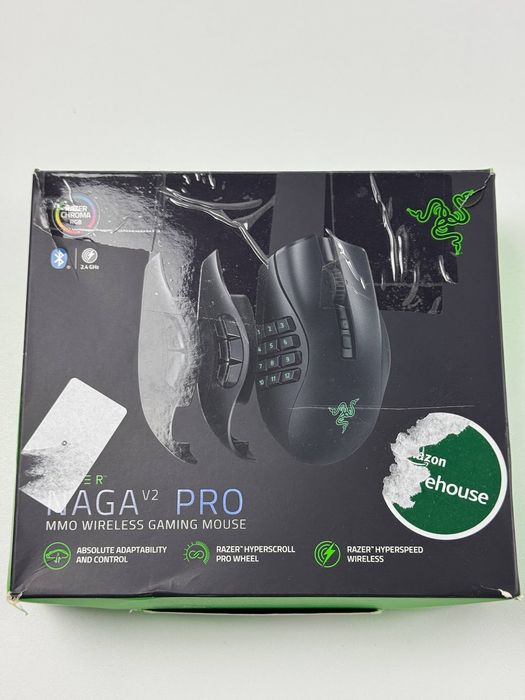 Бездротова ігрова комп'ютерна миша Razer Naga V2 Pro Black