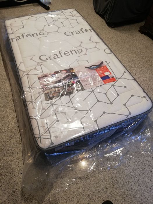 COLCHÃO DE GRAFENO MEMORY LUXE PREMIUM - 105x190cm - NOVO