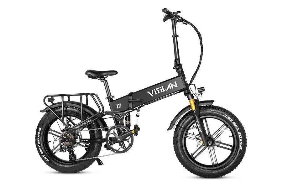 Super Vitilan I7 Pro 750W mocny składany 20Ah zasięg do 104km manetka
