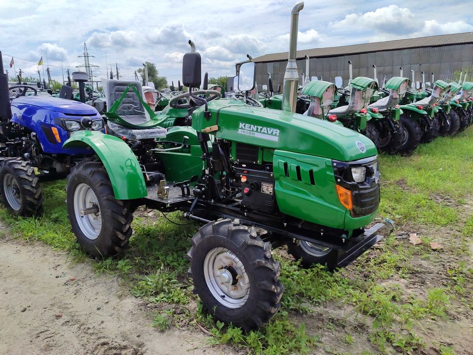 Мототрактор Кентавр 160ВН комплект с фрезой и плугом