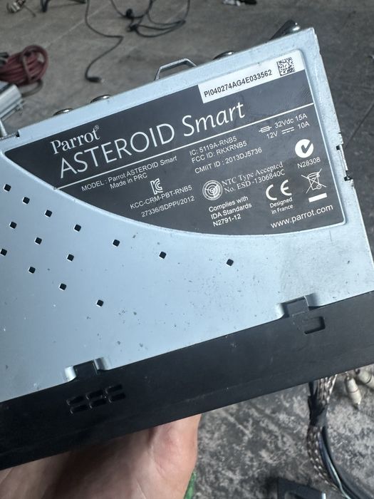 Radio Parrot asteroid amplificador Alpine v12 colunas focal cabo cobre