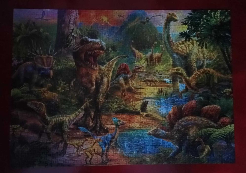 Educa puzzle 1000 el. Terytorium dinozaurów