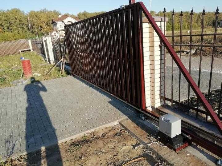 Ворота відкатні / розсувні 3 x 1.9, откатные, каркас для збірки