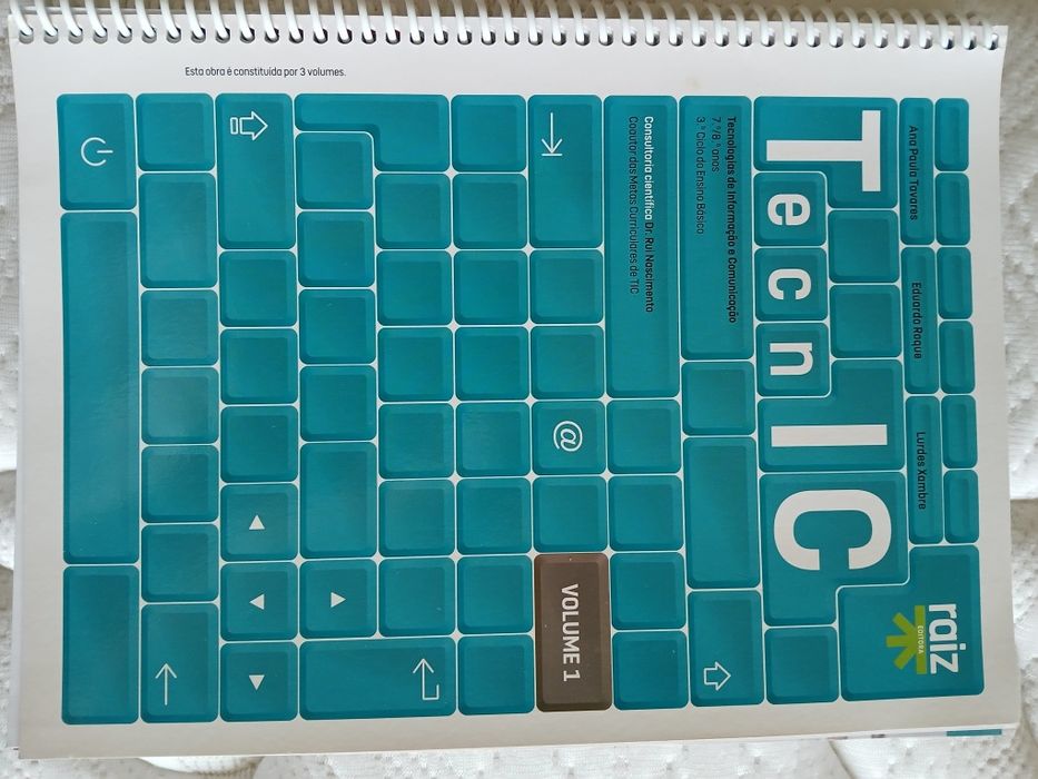 Manuais TIC - TecnIC 7 e 8º Anos - 3 Volumes