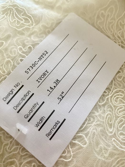 14,3 m Koronka „francuska” ślubna