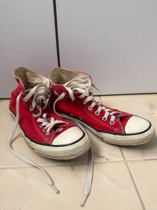 Оригинальные Converse All Star 42 размер красные кеды