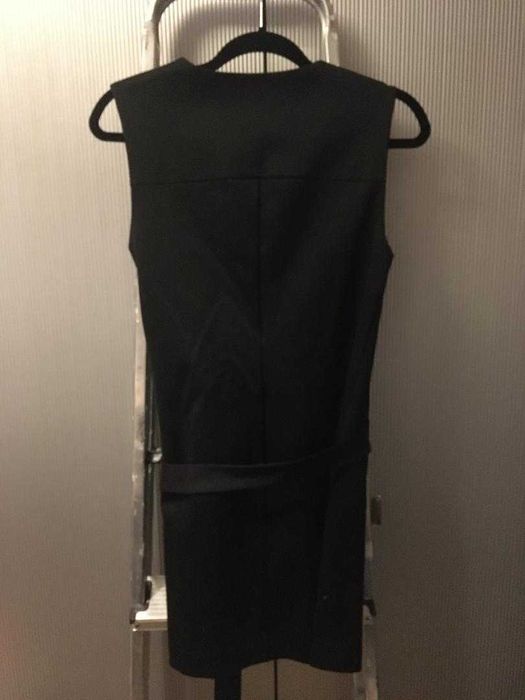 COS tunika bez rękawów z paskiem czarna XS NOWA