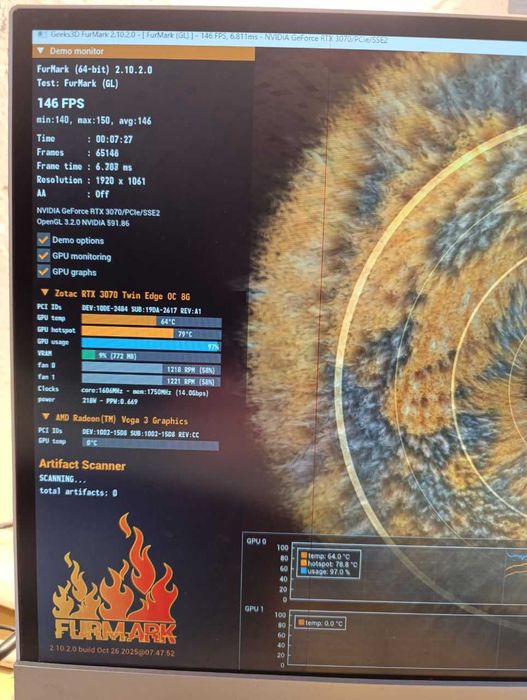 RTX Geforce 3770 Zotac Gaming OC Edition White