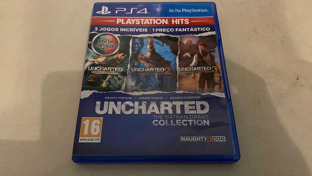 Jogos PS4 origianais  - Fifa18, Fifa19, Battlefront II,Uncharted