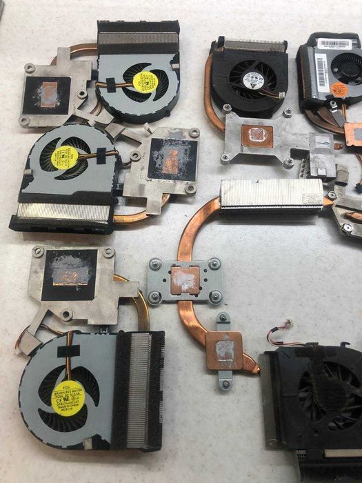 Системы охлаждения от ноутбуков цена за всё 550