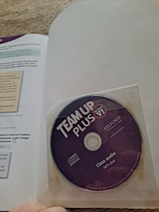 Team up plus 6 class book