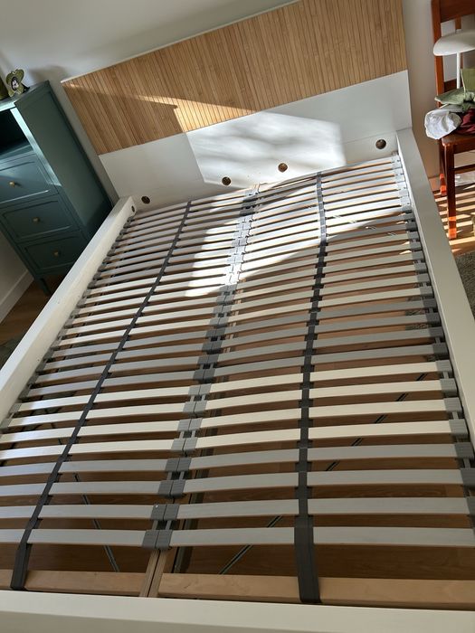 Cama de casal ikea branca