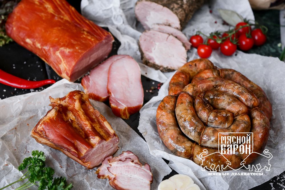 Колбаса свиная домашняя