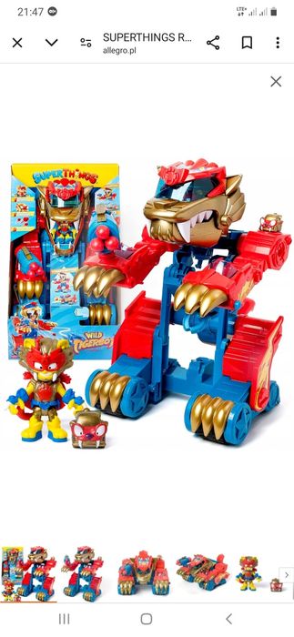 Super things robot tiger tygrys