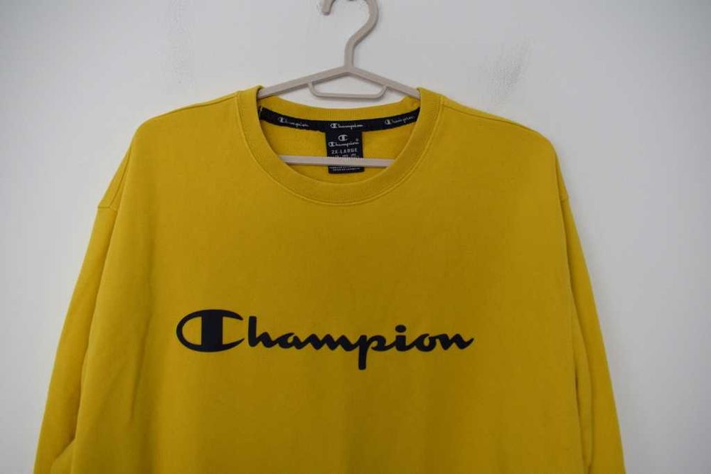 Champion bluza 2xl xxl bez kaptura żółta