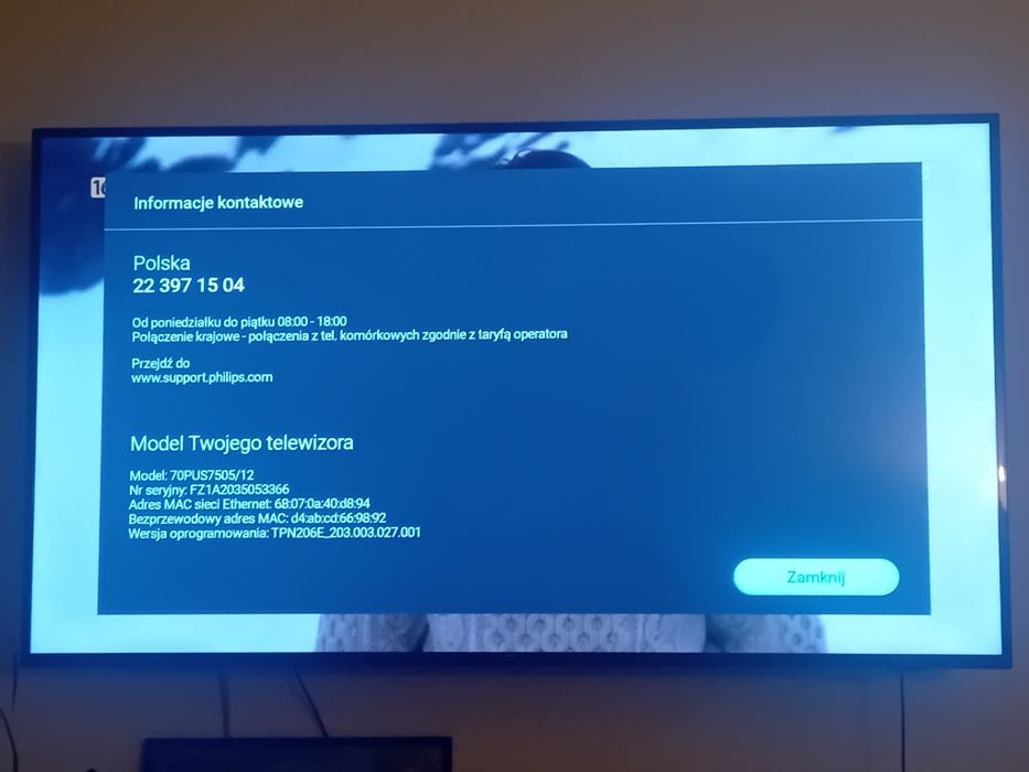 telewizor philips 70pus7505/12