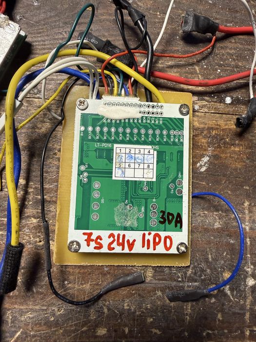 bms 13S 60А lipo 48v бмс 7s 24v 30A