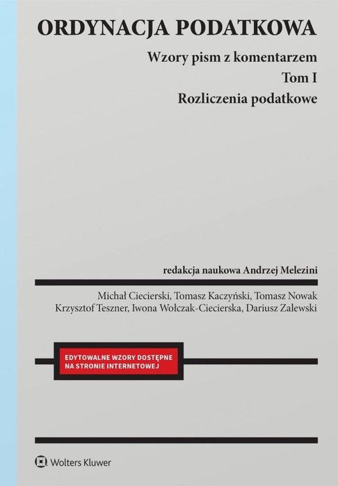Ordynacja podatkowa T.1 Rozliczenia podatkowe
