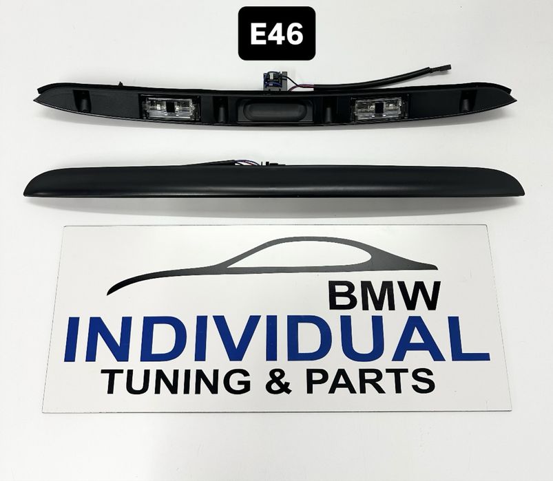 Планка підсвітки номера bmw e46 седан або компакт BMW E46 скло підсвітки номера підсвітка номерів кнопка багажника бмв е46