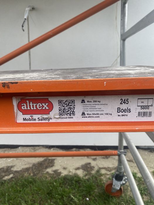 Wynajem wynajme rusztowanie jezdne aluminiowe