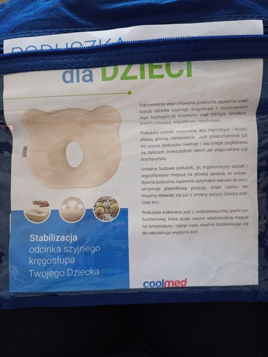 Poduszka ortopedyczna dla niemowląt