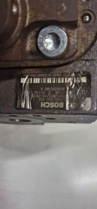 pompa wysokociśnieniowa 0445010102 bosch cp1h 9683703780 9656300380 psa