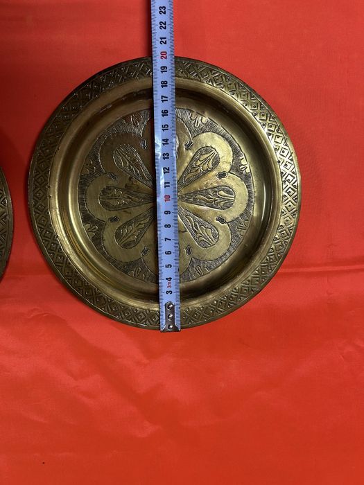 Conjunto de Pratos Marroquinos Decorativos em Metal