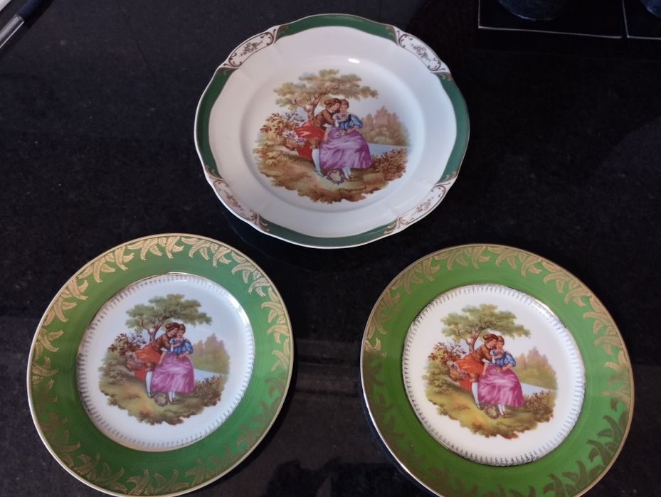 Pratos decorativos da Spal e Coimbra