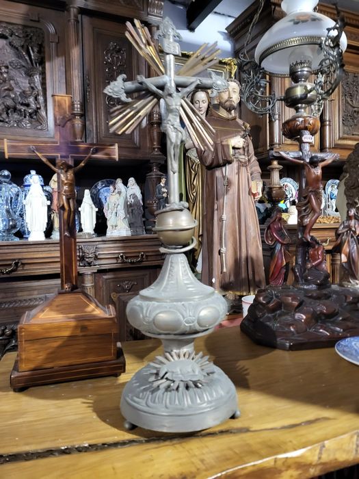 Zabytkowy krzyż Baranek Boży pasyjka krucyfiks