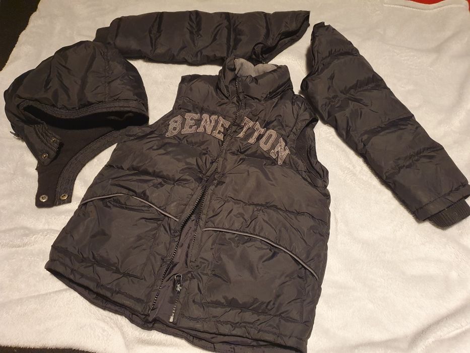 Kurtka Benetton-bezrekawnik, odpinane rękawy