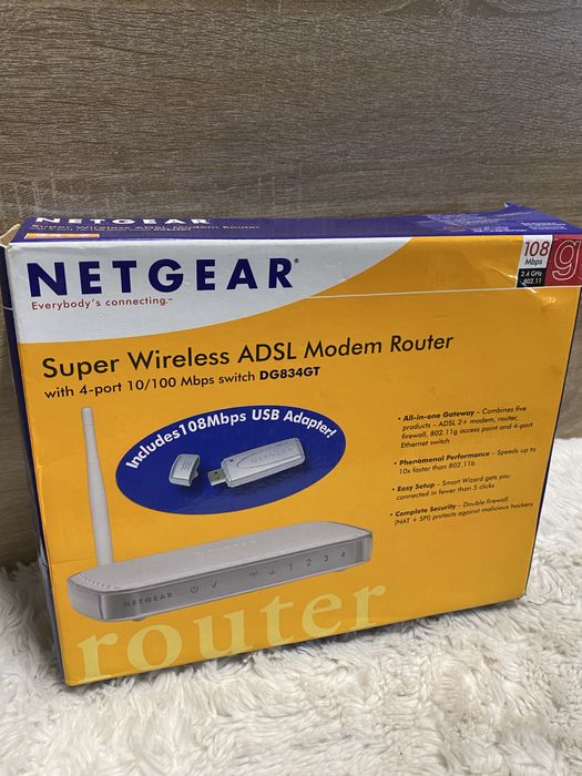router NETGEAR Super Wireless ADSL Modem Router