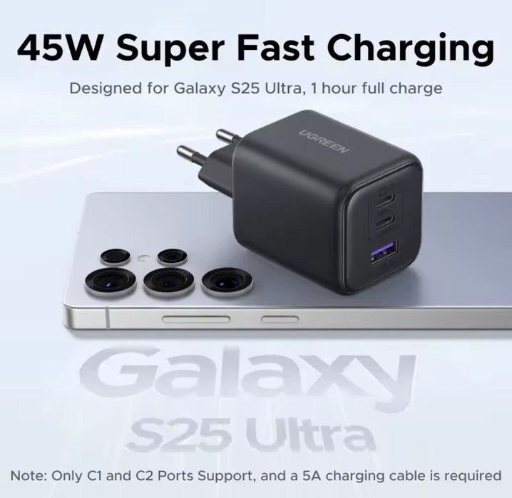 Зарядний пристрій Ugreen 30w.  Оригінал. Швидка зарядка