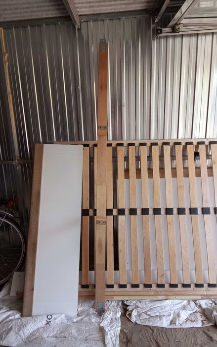 Sprzedam Łóżko Holten 120x200 Białe Wraz z Stelażem Okazja Polecam