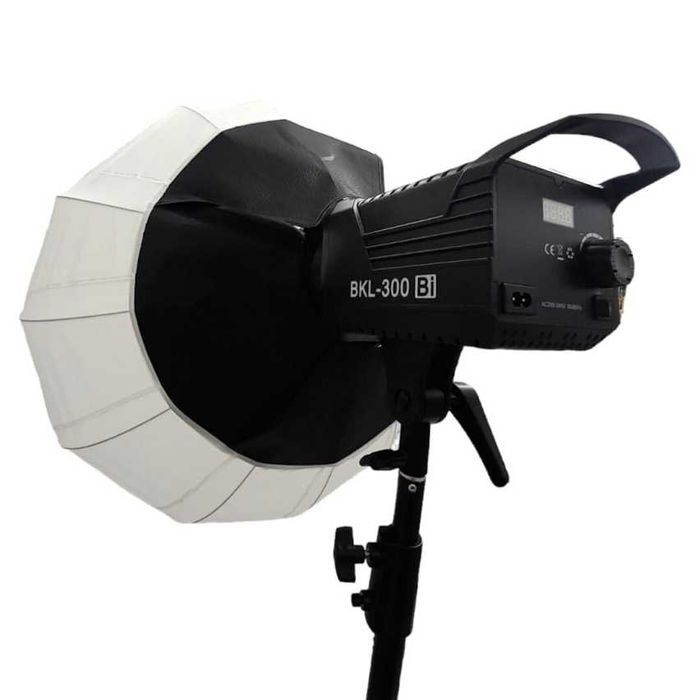 Soft Box Luz de 120W para Fotos e Vídeos com Globo Articulado e Tripé