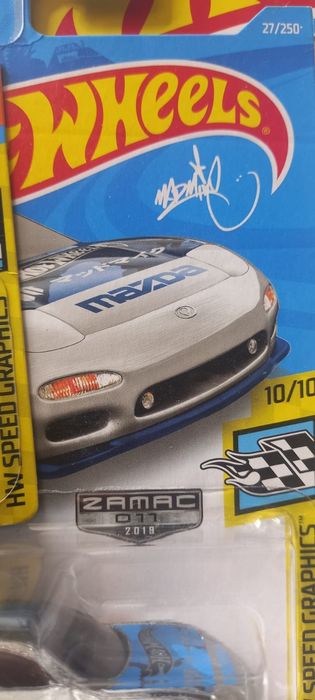 Conjunto 2, 95 Mazda RX-7 hot wheels 1 deles é zamac 2019