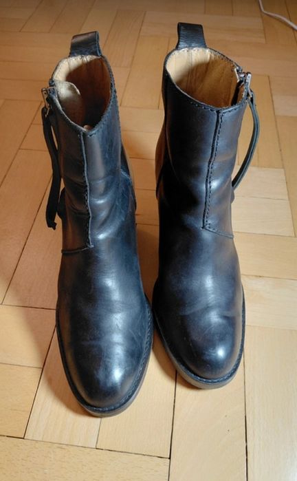 Botki, czarne, skórzane założone kilka razy  ACNE  STUDIOS