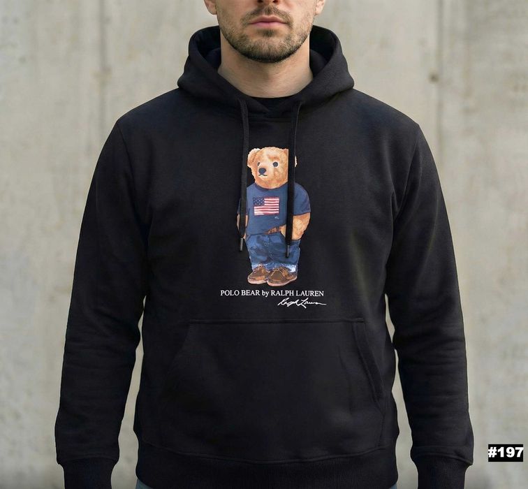 Cotton 100% | Новое Худи Ralph Lauren Bear on Skise| Поло Принт