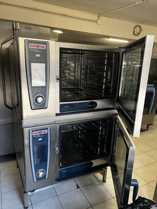 Piec konwekcyjno parowy RATIONAL SCC WE DUO 62. 24 Blachy. Piekarnik.