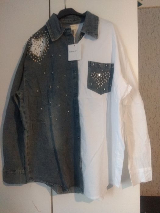 Nowa z metką koszula pół na pół