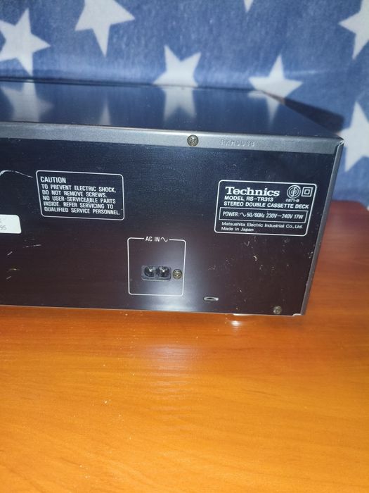 Odtwarzacz Magnetofon Technics RS-TR313 Double Cassette Deck Auto Reverse