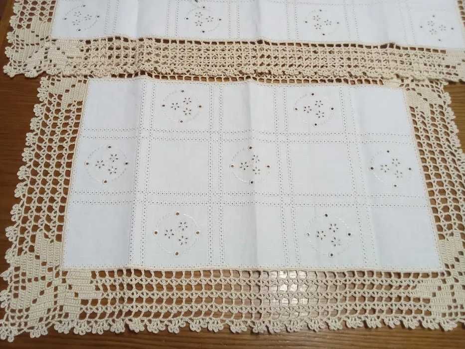 Panos de Renda feitos à mão