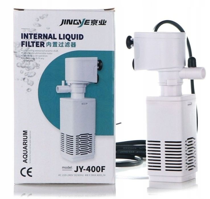 Nowy filtr wewnętrzny 400L/h do akwarium akwarystyczny