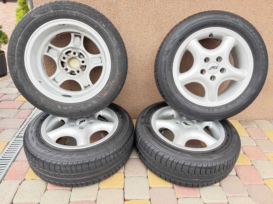 Тітанові діски AEZ 5*100 R14 VW Golf 4-Skoda rapid-faBia-