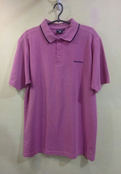 Оригинал летняя мужская футболка поло Diadora